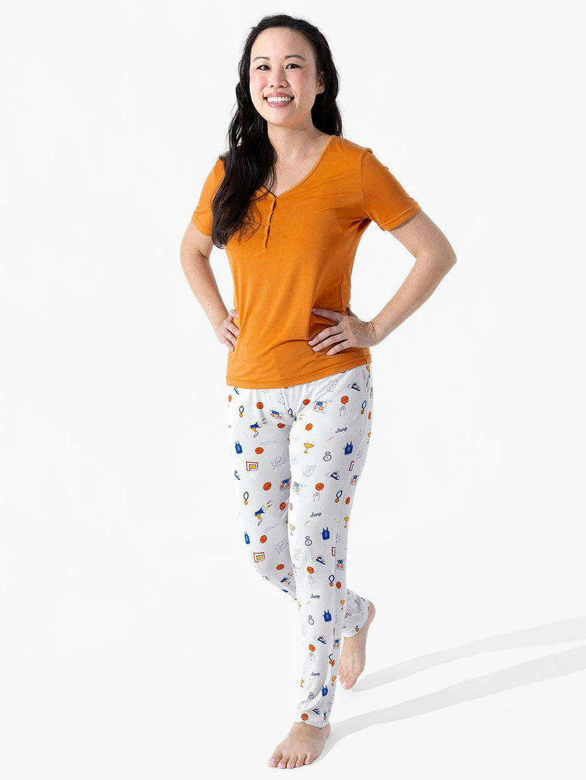 All Star Basketball Bamboo Women's Pajama Set