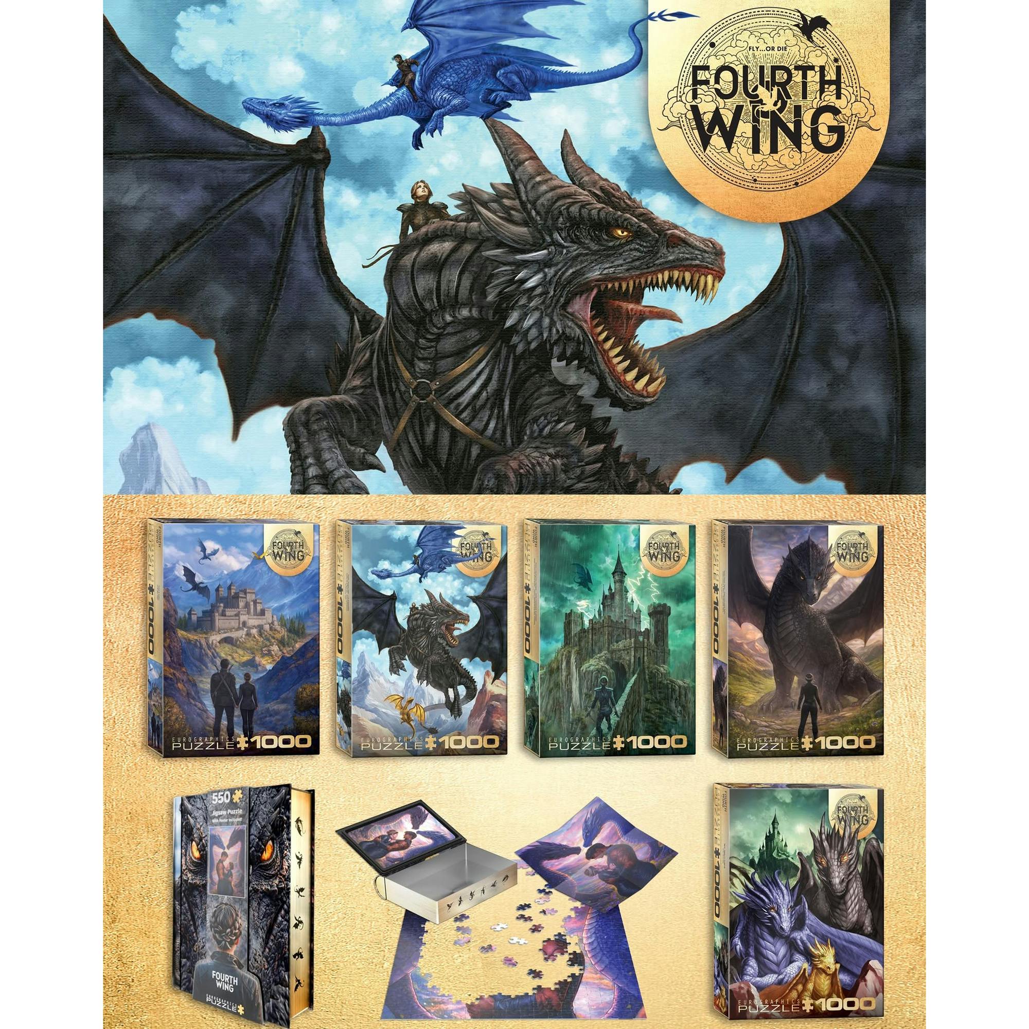 Fourth Wing: Book Tin - 550 pc