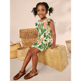 Sleeveless Ruffle A-Line Dress, Multi