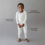 Long Sleeve Pajamas in Cloud