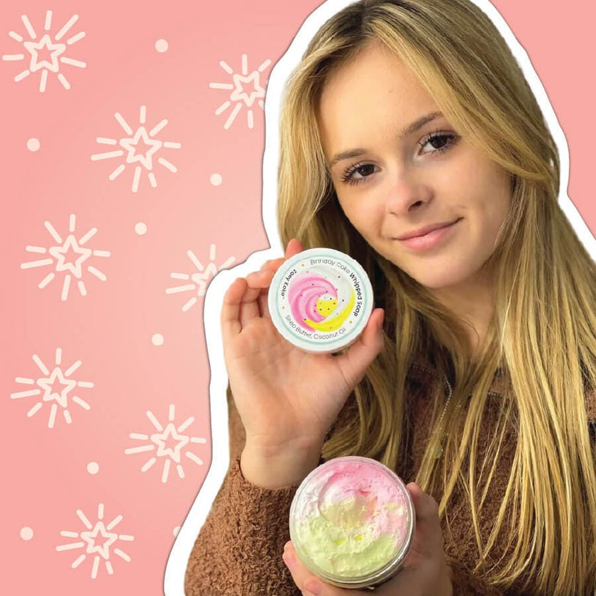 Birthday Cake Whipped Soap