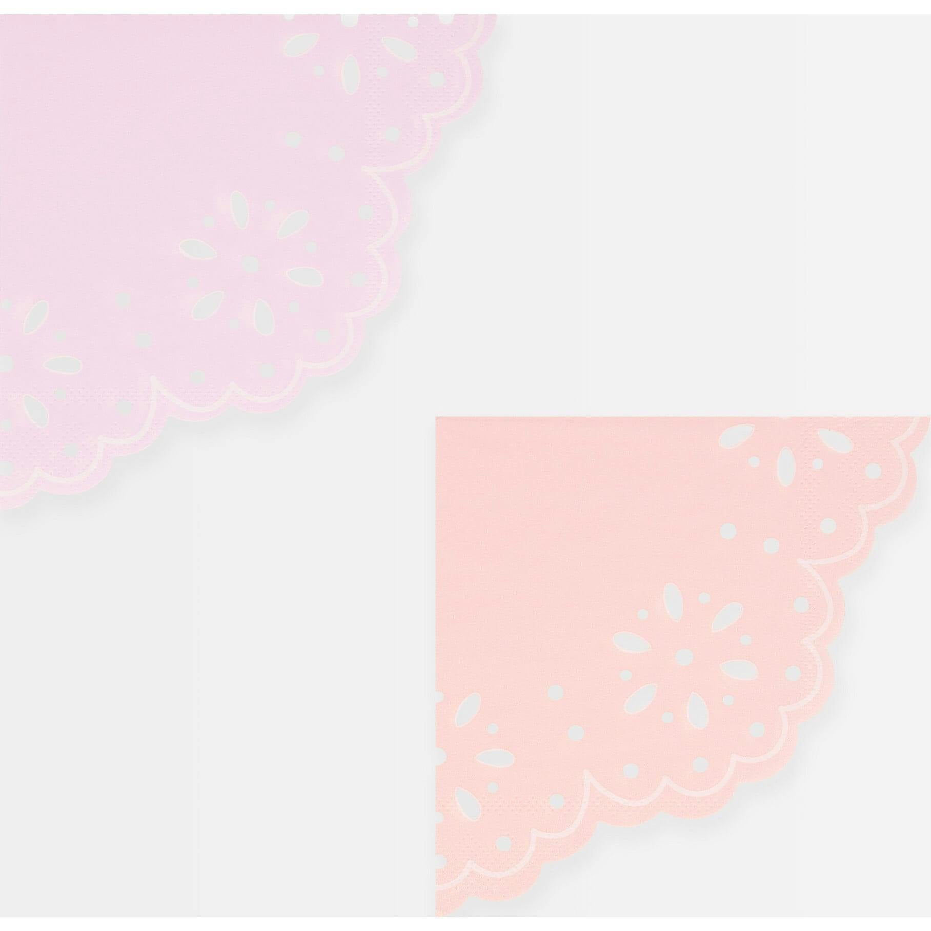 Broderie Anglaise Lace Multi Small Napkins