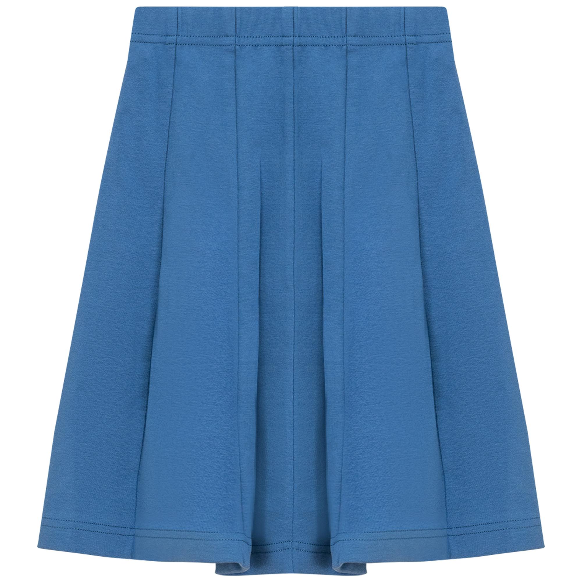 Ribbed Short Panel Skirt