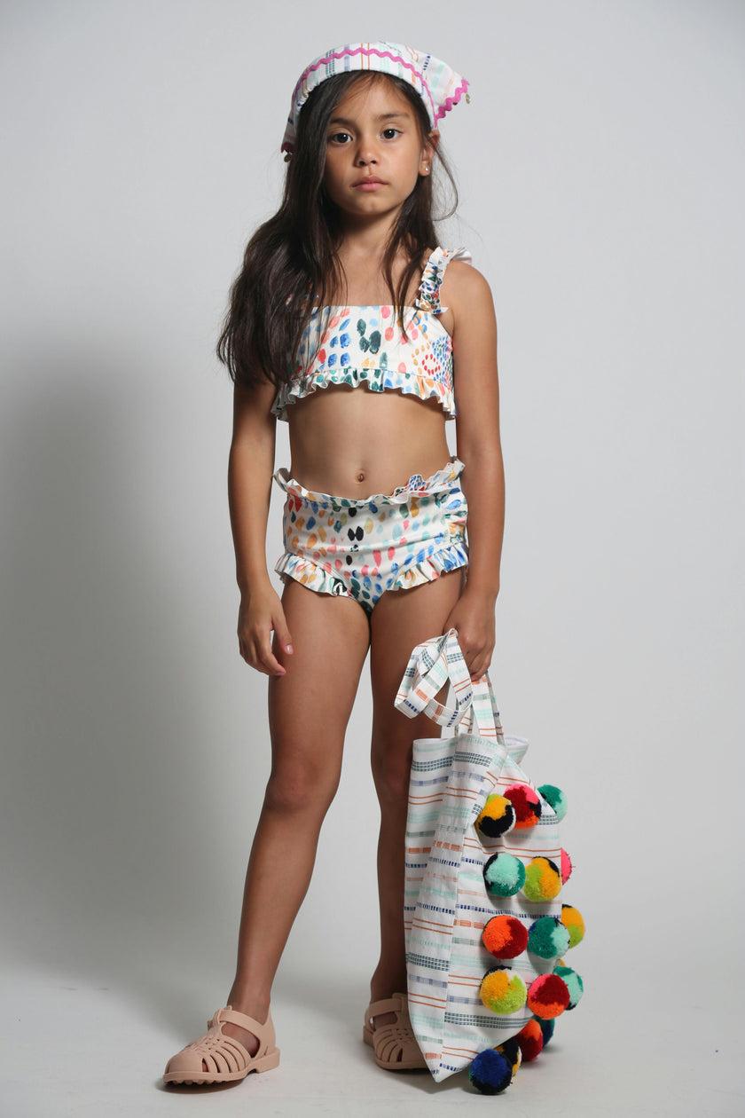MISTY RUFFLED TANKINI