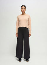 Flare Ponte Knit Maternity Pants