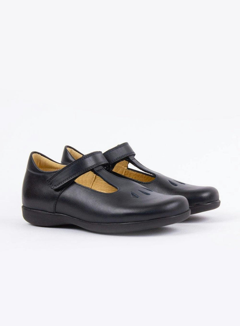 Hampton Classics Evie School Shoes in Navy