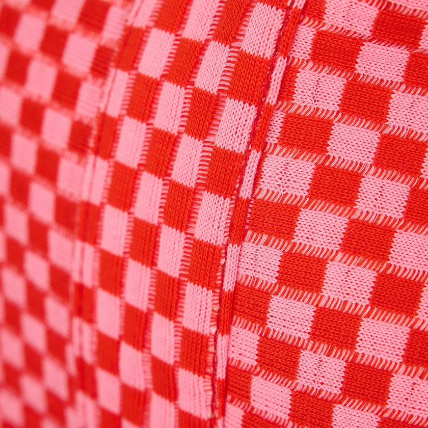 Checkered Weekender Duffel Bag
