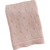 Heirloom Pique Blanket, Blush | Organic Cotton