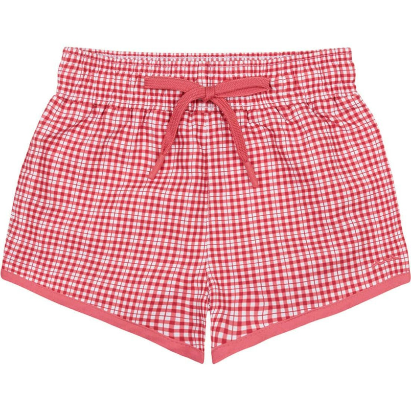 Boys Poppy Gingham Boardie