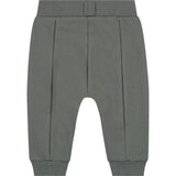 Ribbed Cuff Front Pocket Center Seam Sweatpants