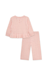 Peplum Sweater Set (2T-4T)