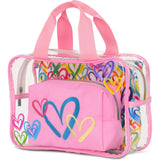 COREY PAIGE HEARTS COSMETIC BAG TRIO