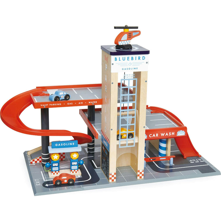 Blue Service Station