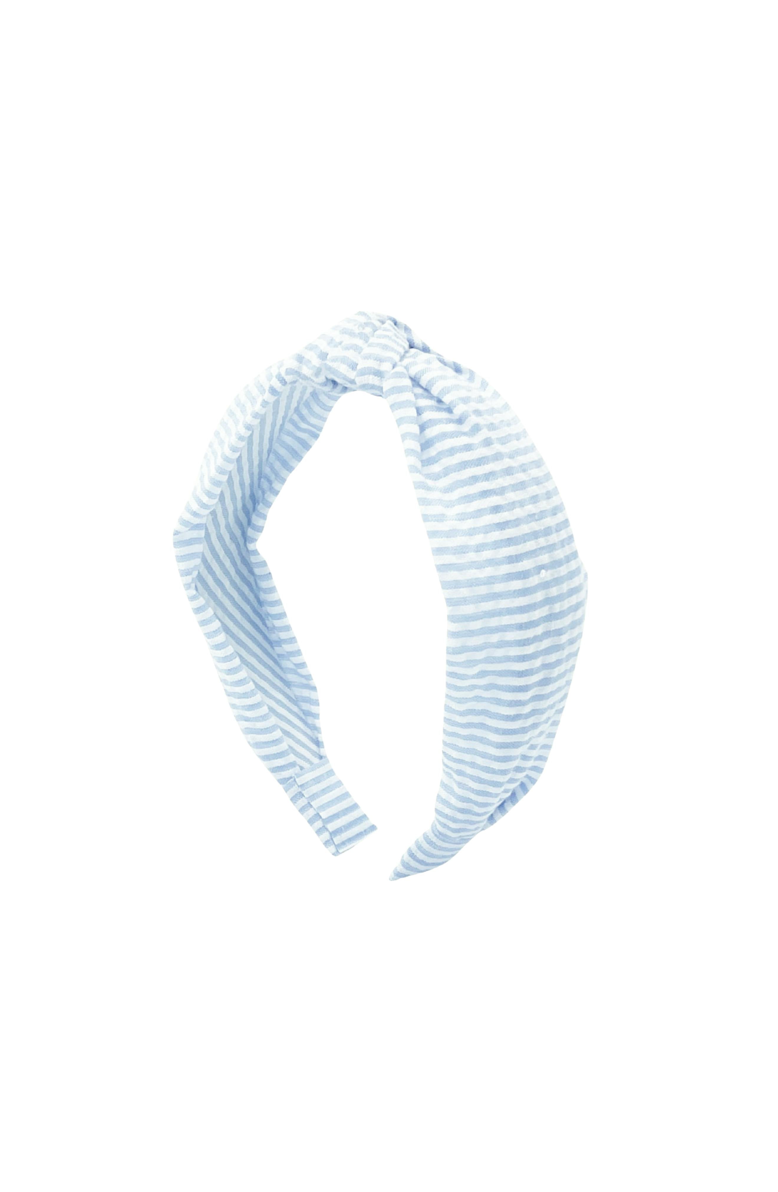 Seersucker Knot Headband