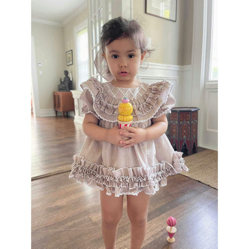 Ashlyn Linen Top and Shorts Set