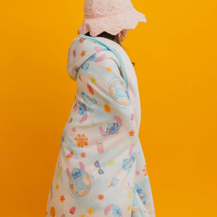 Premium Big Kid Hooded Towel - Disney Stitch Dreamsicles