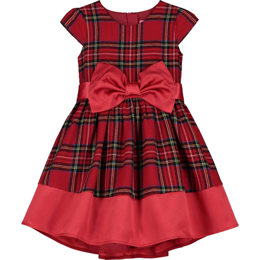 Florence Plaid Tartan Girls Party Dress