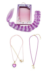 Rock Star Jewelry & Purple Braid 3pc Bundle
