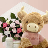 Personalized Harriet Highland Welcome Baby Hamper
