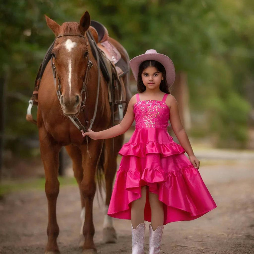 Wildflower Cowgirl Ruffle Dress