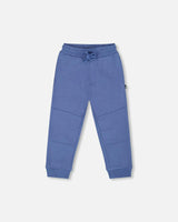 Fleece Sweatpants with Articulated Knees