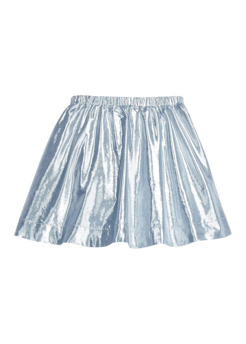 Metallic Elastic Waist Pull-On Circle Skirt
