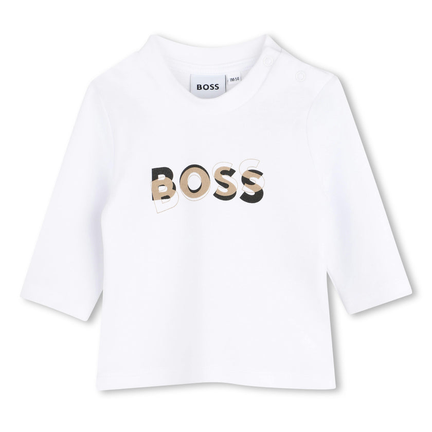 Black Logo Baby Jacket Set