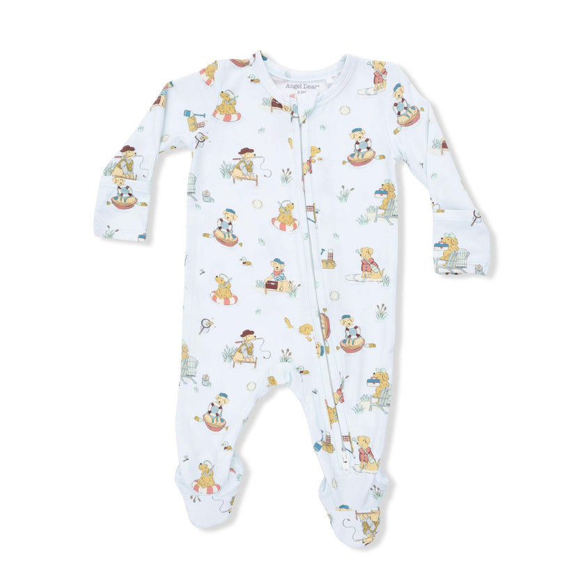 Lake Buddy Dogs - 2 Way Zipper Footie