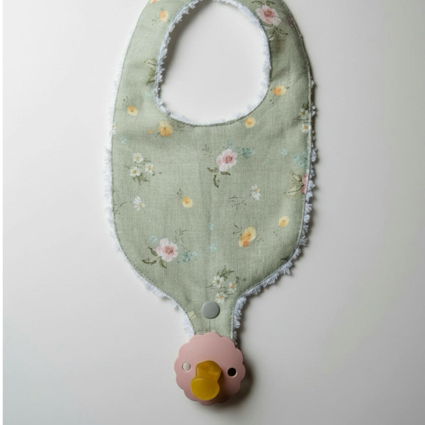 Heirloom Pacifier Bib – Hedgerow Floral