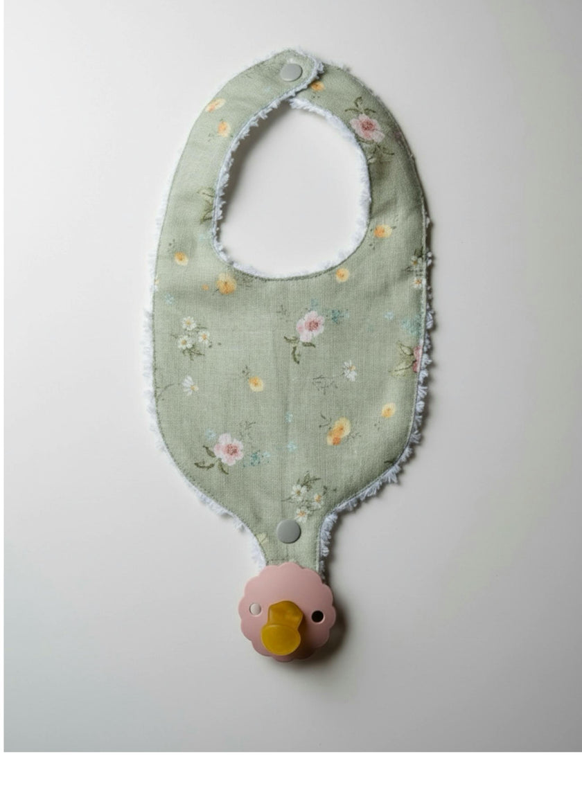 Heirloom Pacifier Bib – Hedgerow Floral