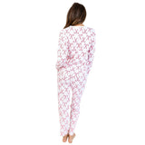 Women's Candy Cane Pajama Shirt and Pant Set