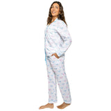 Women's Tennis Bows Long PJ Set
