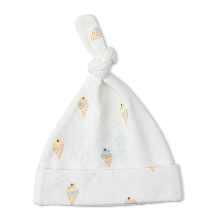Organic Swaddle Blanket & Hat Set
