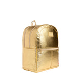 Kane Double Pocket Large Backpack, Metallic Gold