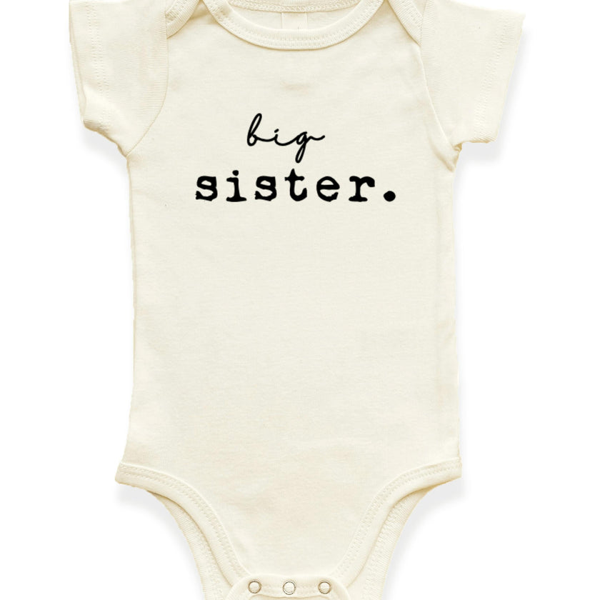 Big Sister Organic Baby Bodysuit