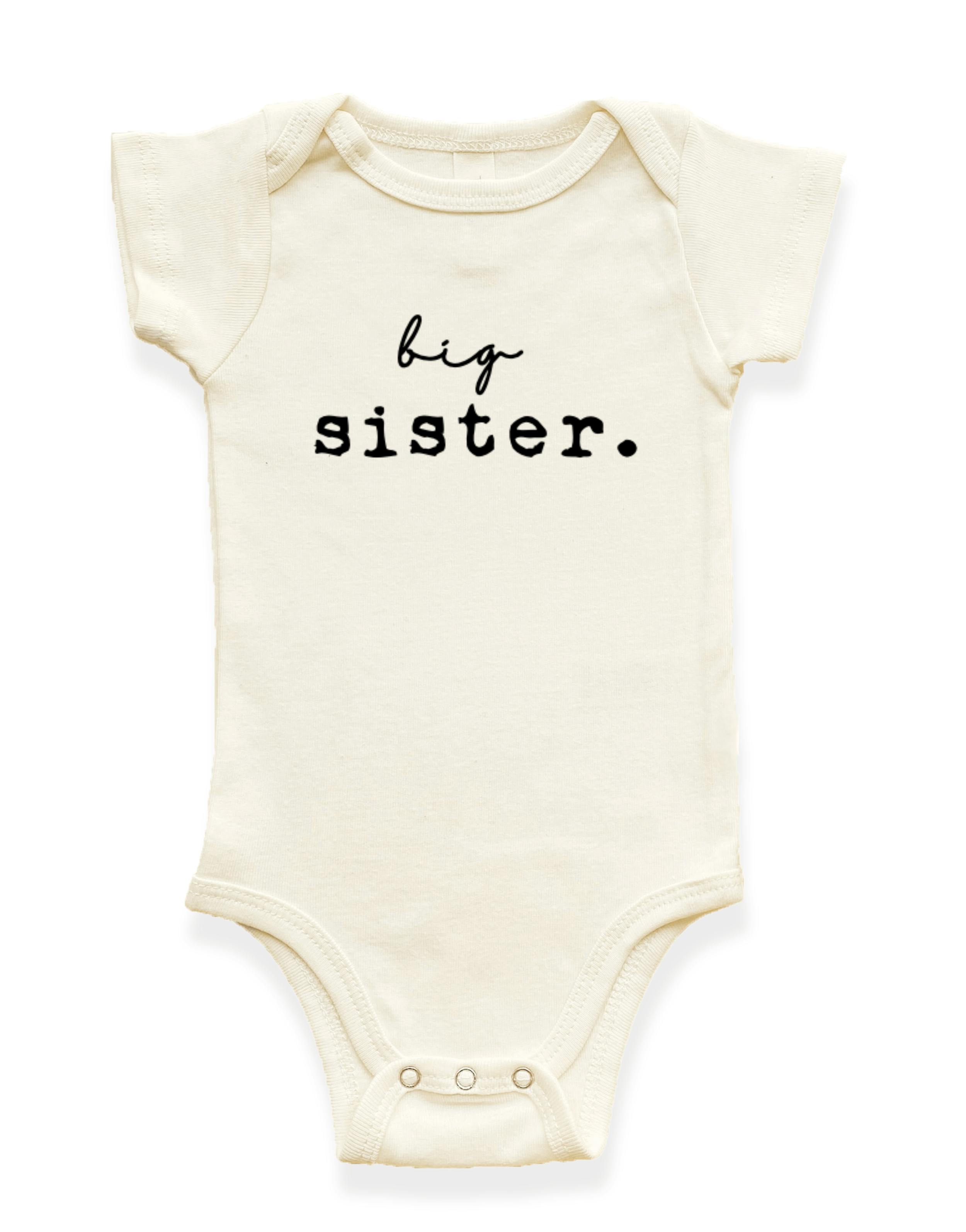 Big Sister Organic Baby Bodysuit