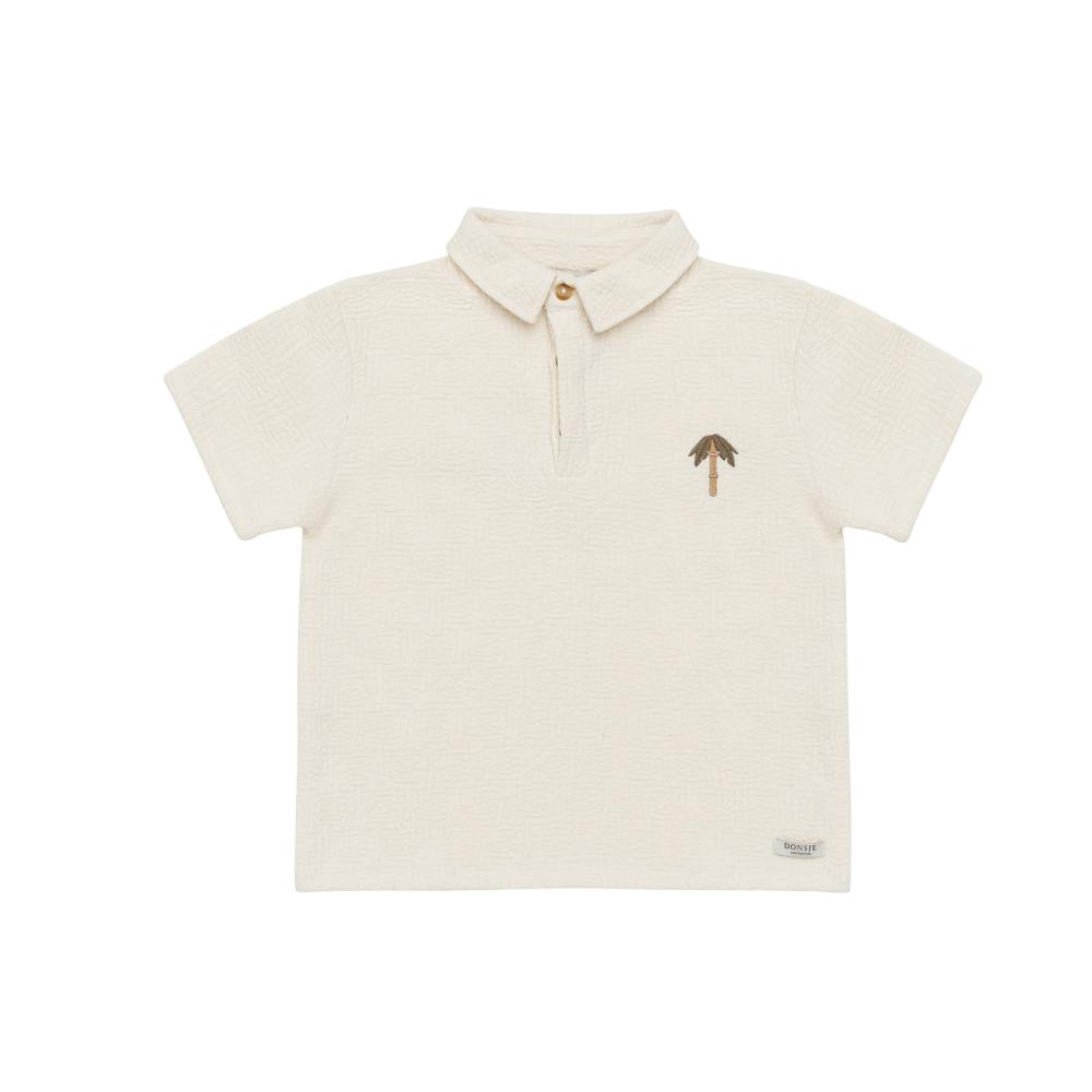 Wouti Shirt | Palm Tree | Warm White