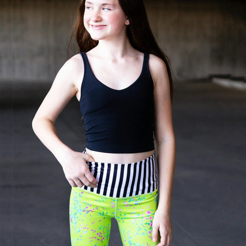 Carole - Printed Activewear Bike Shorts