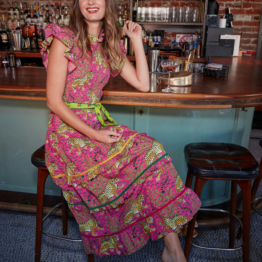 Bagheera - Ready to Ruffle Dress - Hot Pink
