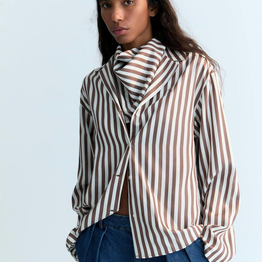 Anika Woman Shirt Roast Stripes