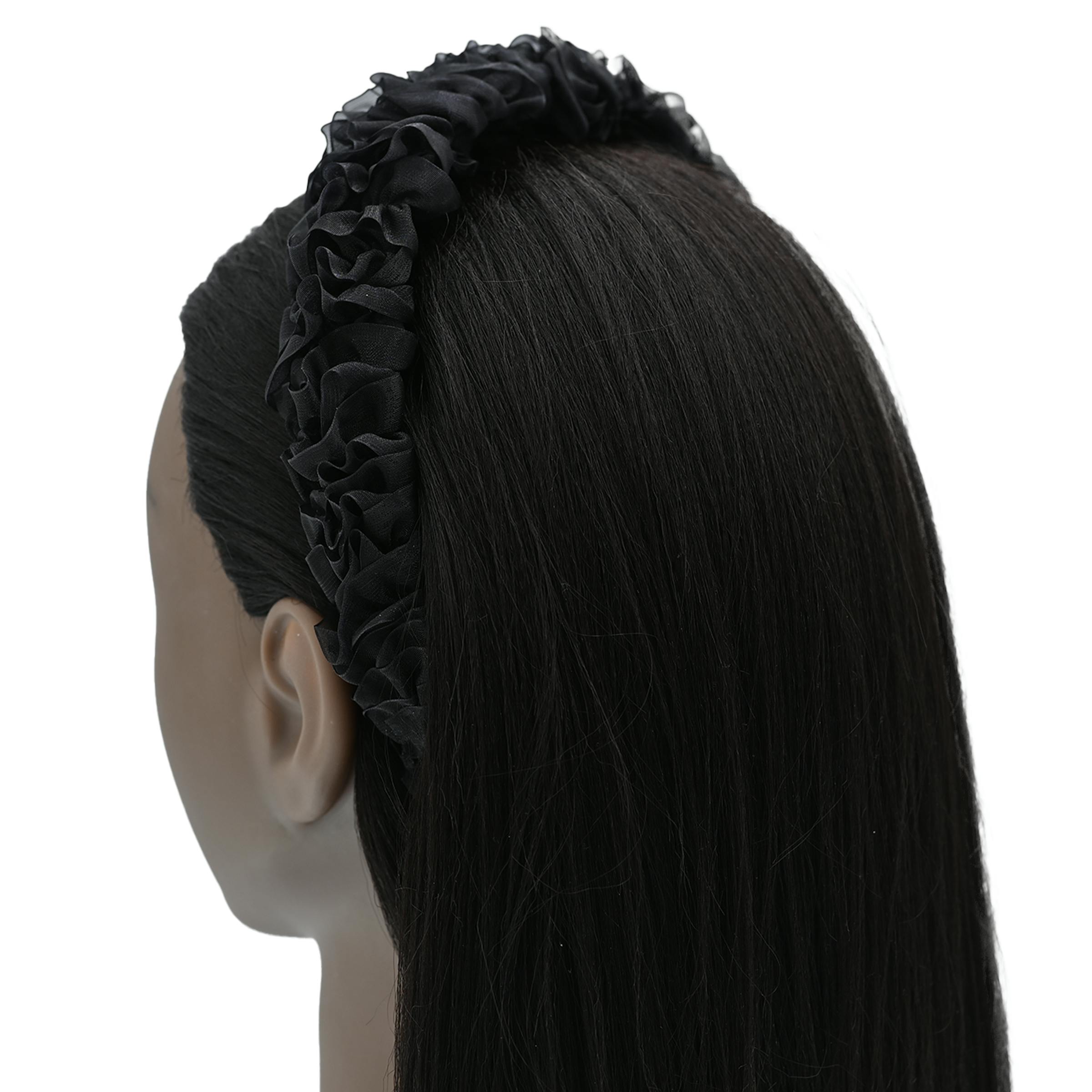 Multicolored Tulle Ruffle Headband