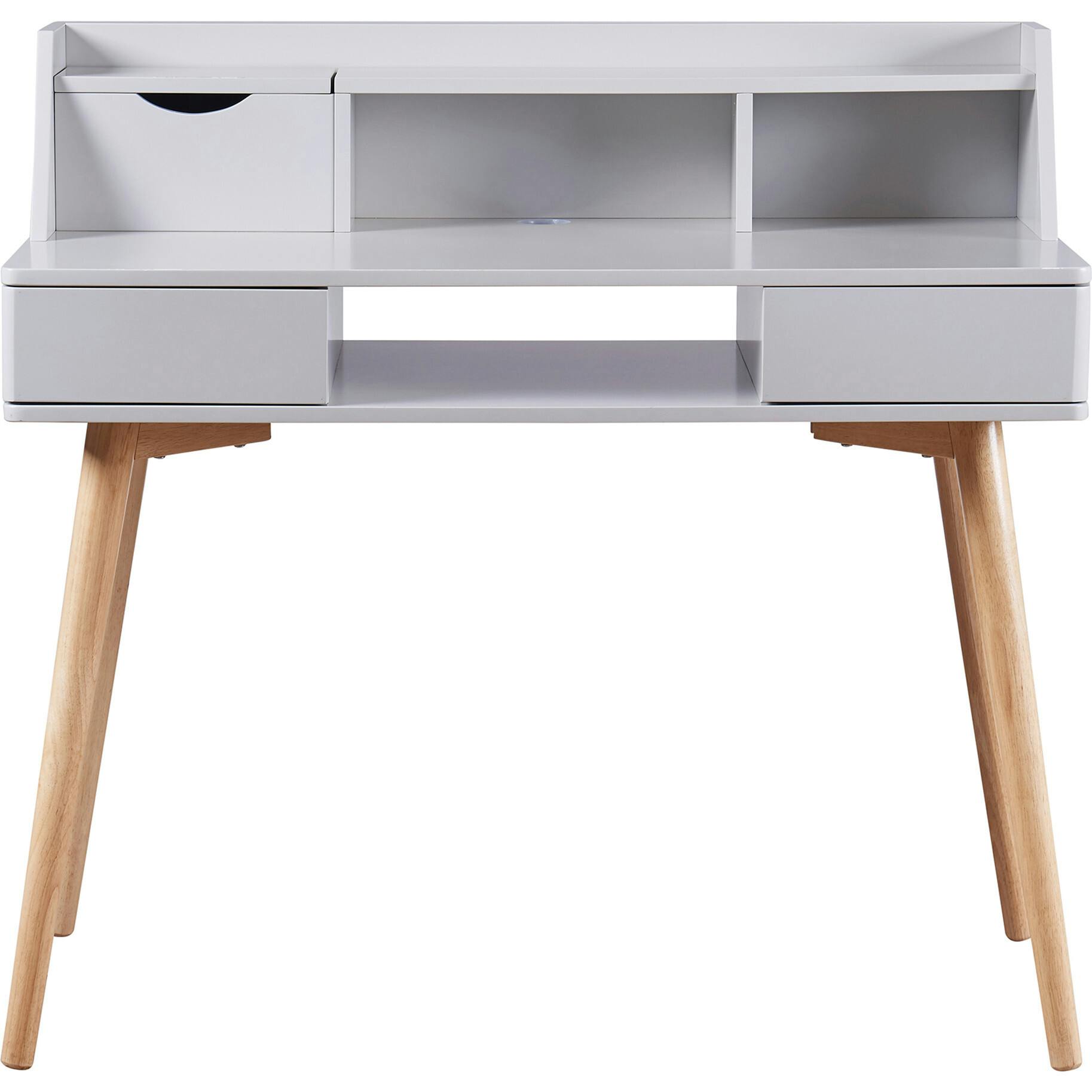 Creativo Wooden Writing Desk with Storage
