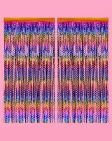 Rain On Me Curtain - wavy foil curtain
