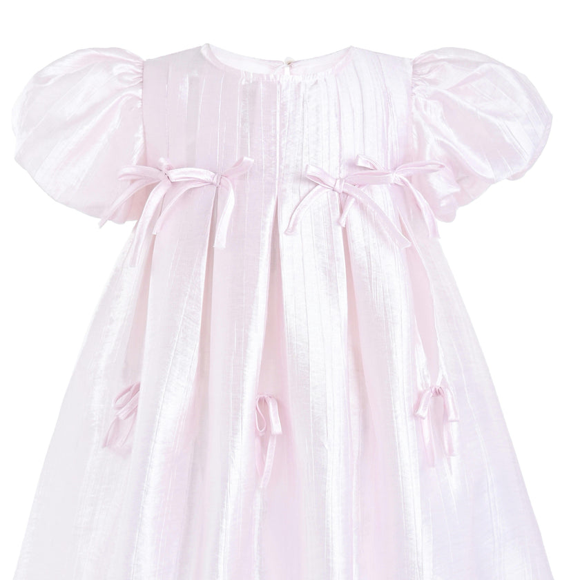 Pink Sena Petal Bow Dress