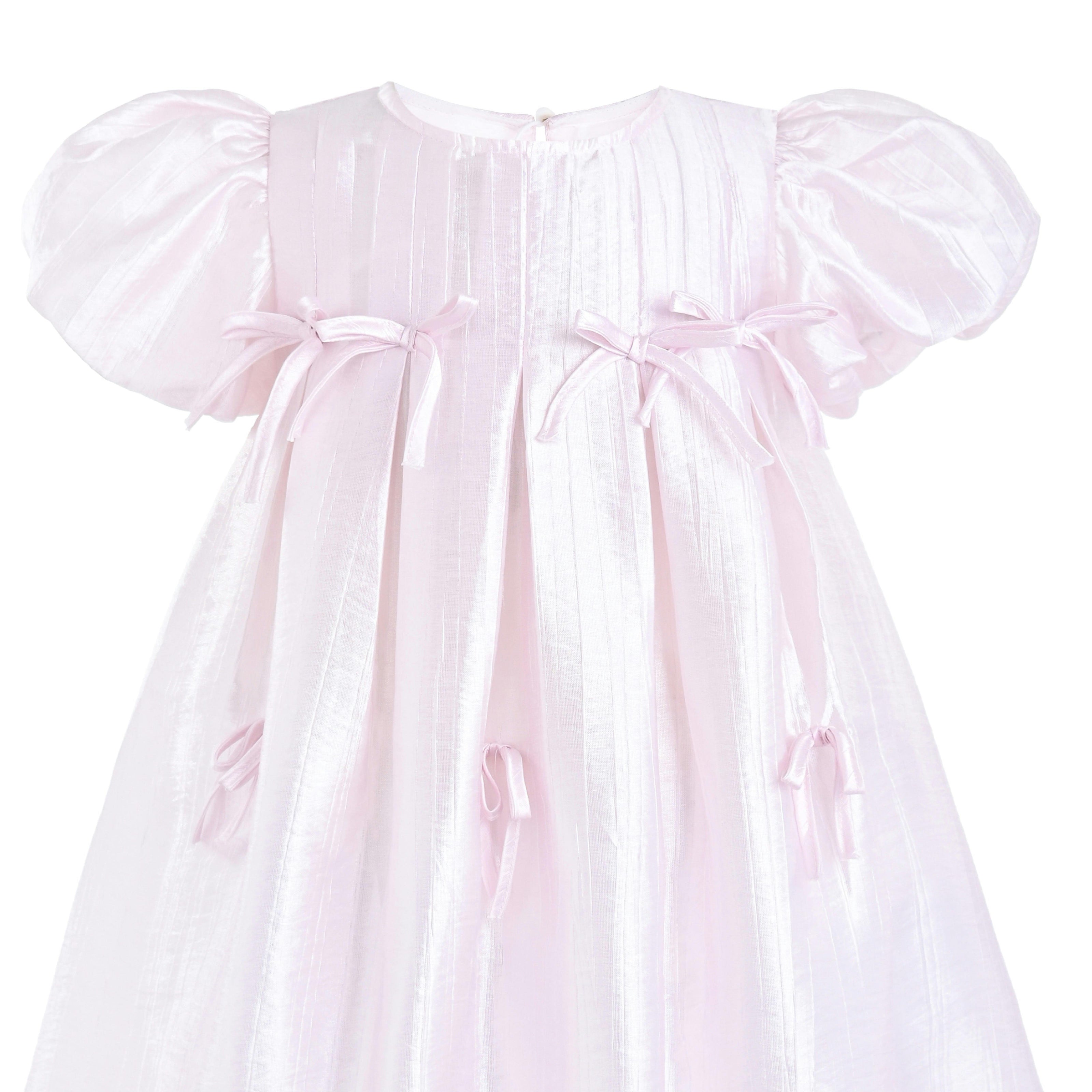 Pink Sena Petal Bow Dress