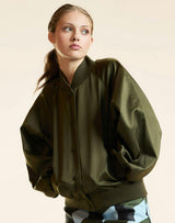 Satin Bomber Jacket