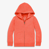 Kids cozy fleece zip hoodie