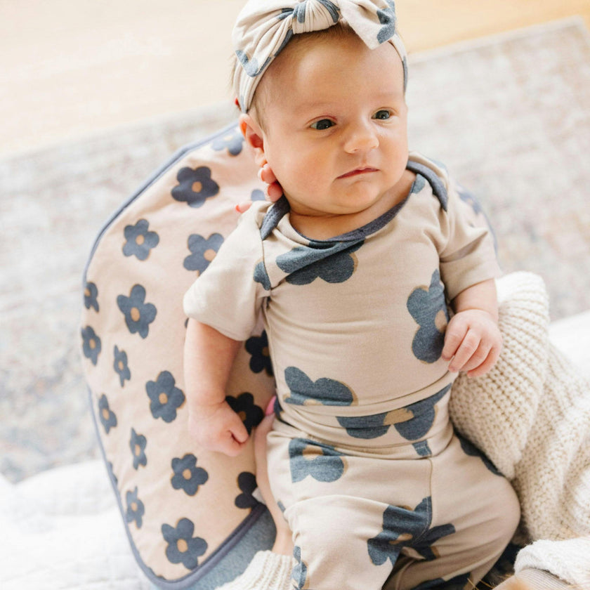 3 Pack Premium Burp Cloths - Gemma In Tan