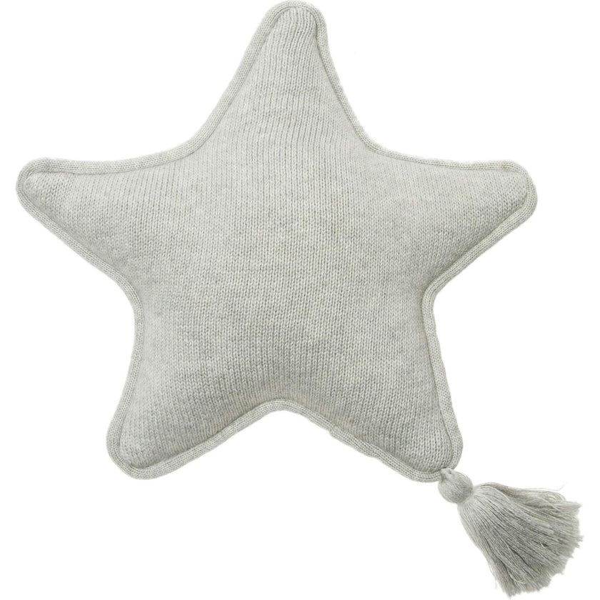 Knitted Twinkle Star Cushion