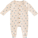 Quinn Magnetic Playsuit in Sailboats